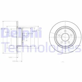 Arka Fren Disk Aynasi Connect 1.8Tdci 02 13 Abs Li