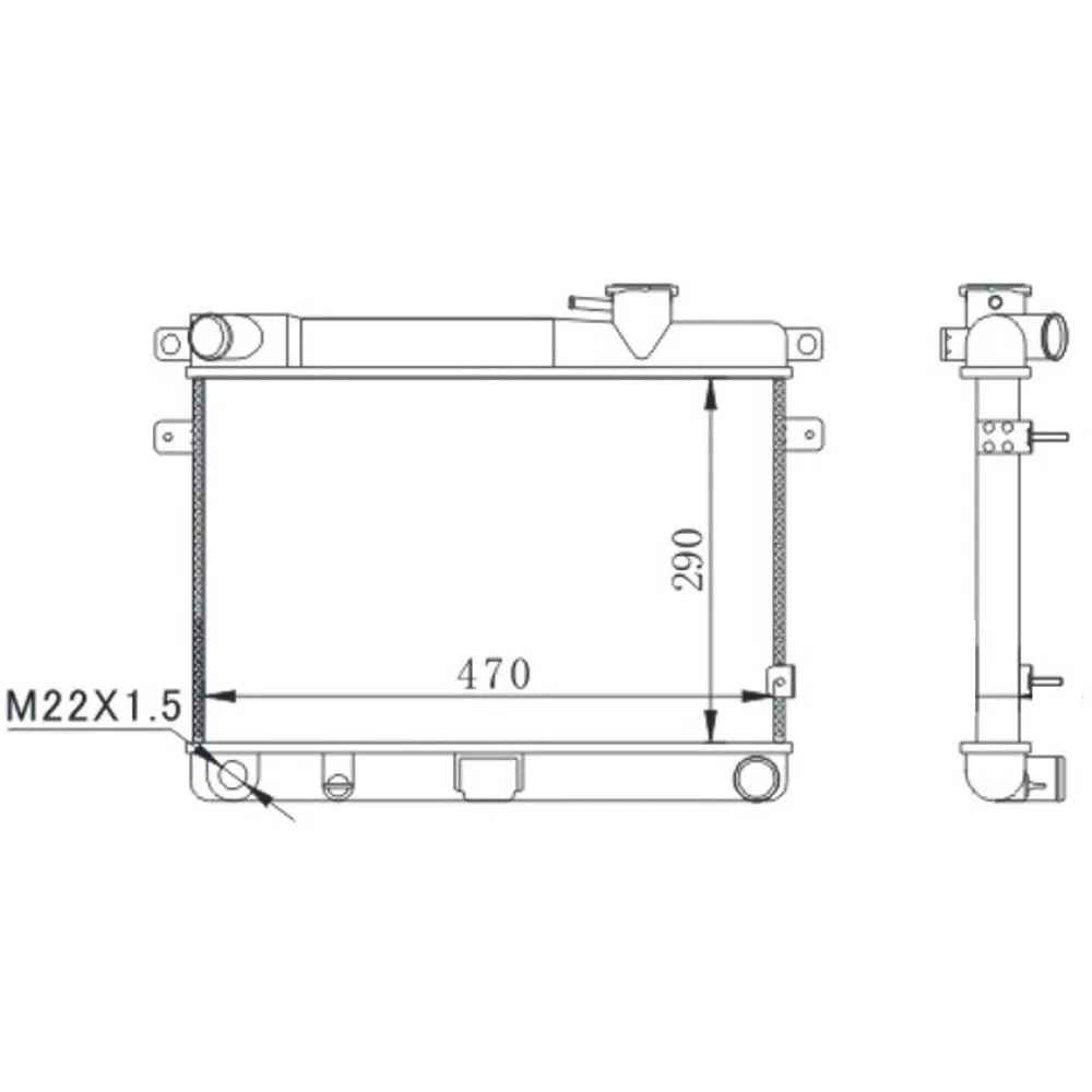 Radyatör M131 Em-Ym 470X292X34 3 Sira Süper