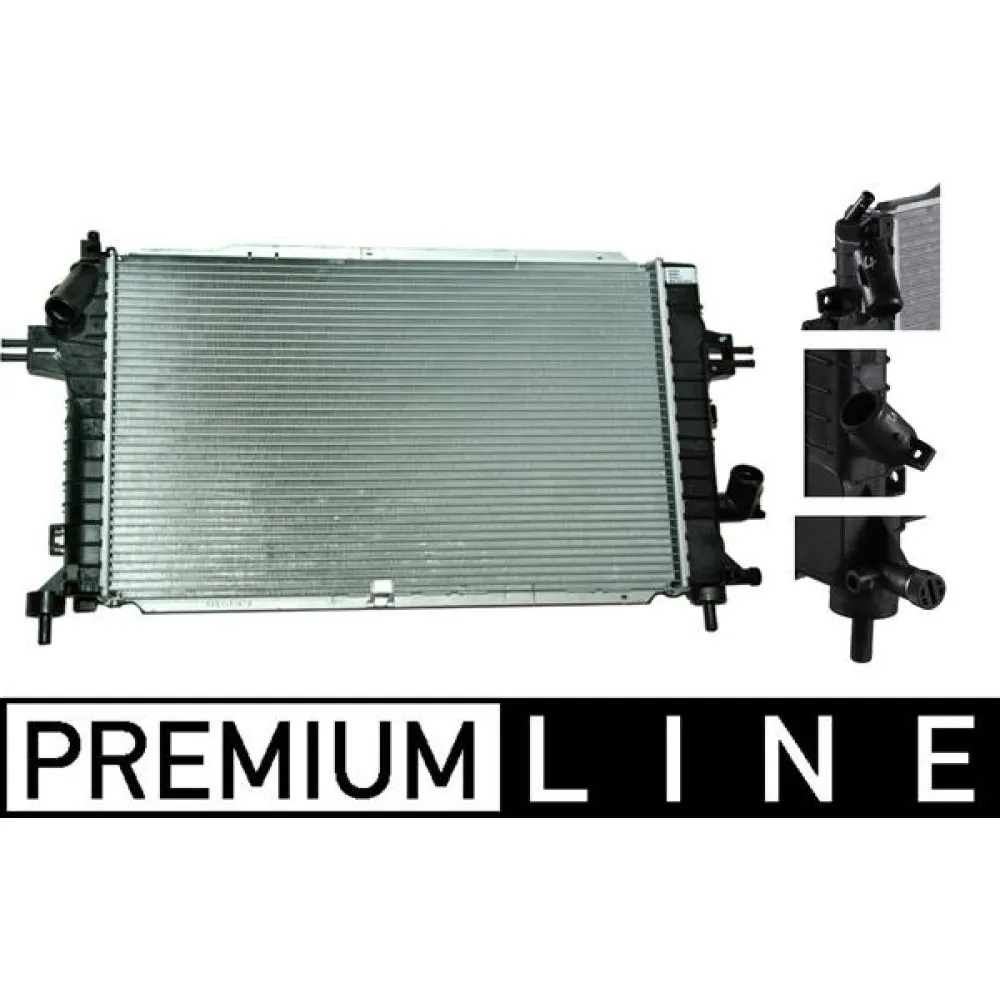 Radyatör Astra H 1.3-1.7-1.9 Cdti 04 Zafira 1.7-1.9 Cdti 05 Ac Klimasiz-Klimali Mek 599X368X26