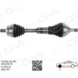 Ön Aks Komple Sol Volvo Xc90 02 Abs Li