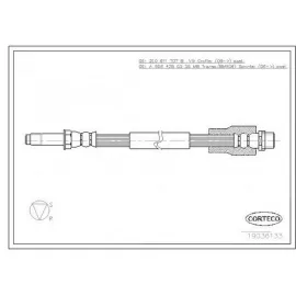 FREN HORTUMU ARKA MERCEDES SPRINTER B906 B907 . VW CRAFTER 30-35-50