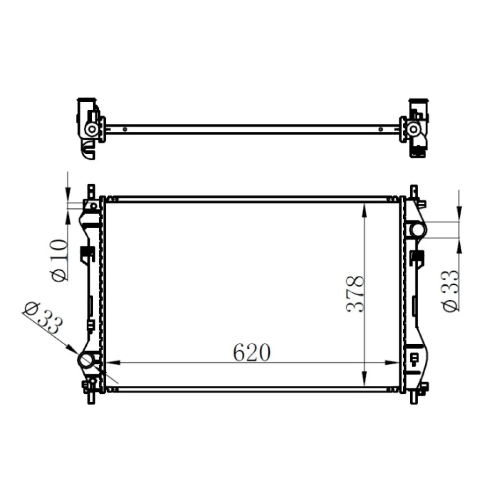 Motor Su Radyatoru Transit V184 2.4Tdci 01 06 Klimasiz