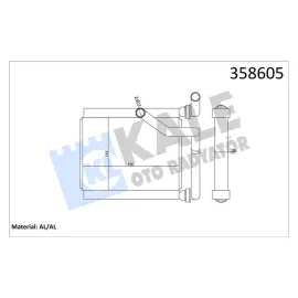 KALORİFER HONDA JAZZ HEATER CORE