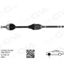 On Aks Komple Sag Kuga I 08 13 2.0 Tdci