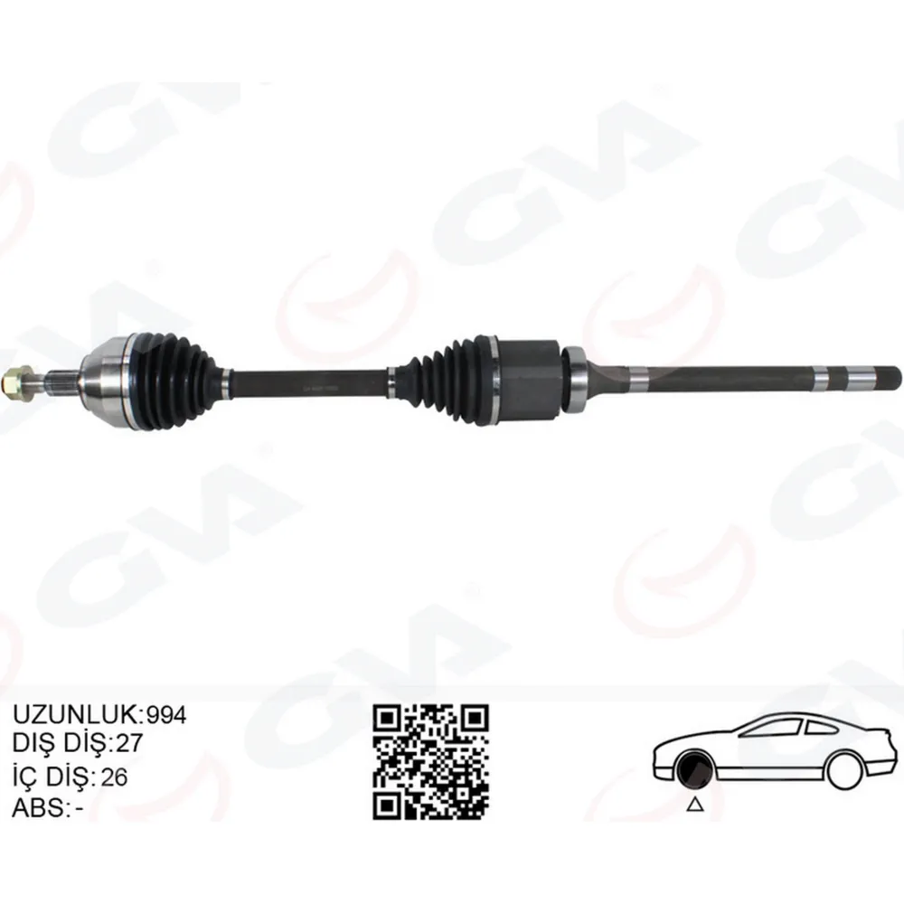 ON AKS KOMPLE SAG KUGA I 08 13 2.0 TDCI