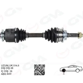 ON AKS KOMPLE SOL FORD RANGER 2.5TD 02 07 MAZDA BT50 02 0 6 ABS LI