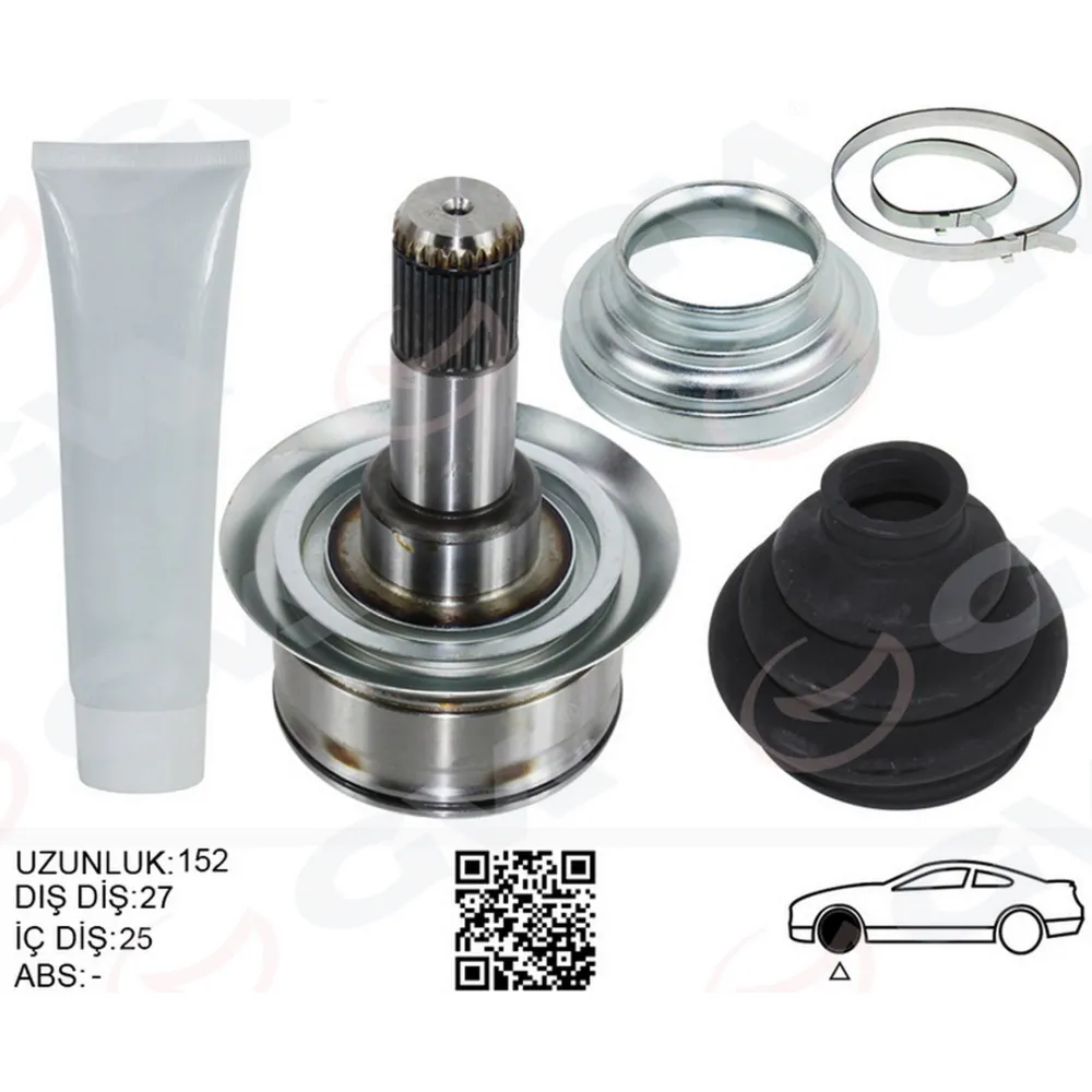 AKS KAFASI ARKA SAĞ/SOL BMW F10 F12 F13 F06 152MM DİFERANSİYEL DİŞ 27