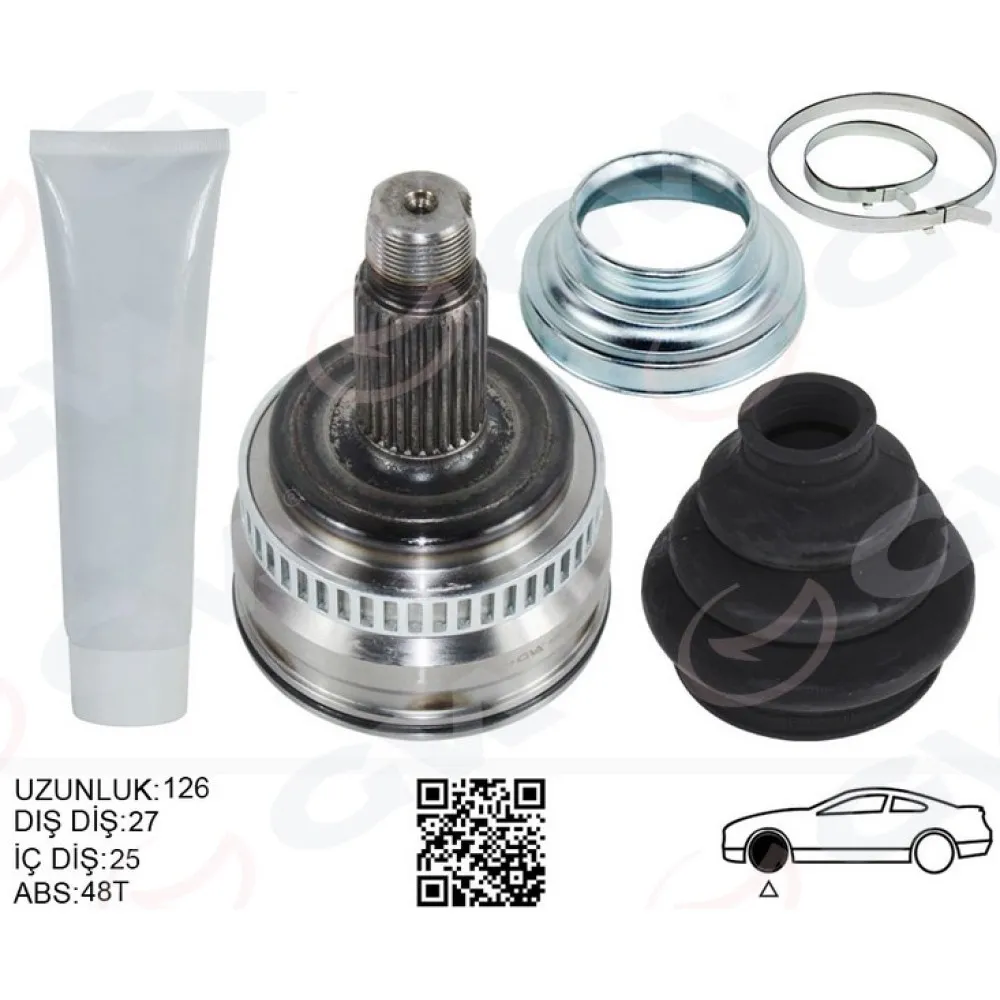 Aks Kafasi Diş Sağ/sol Bmw E81 E87 E90 E91 E92 Z4 E89 126Mm