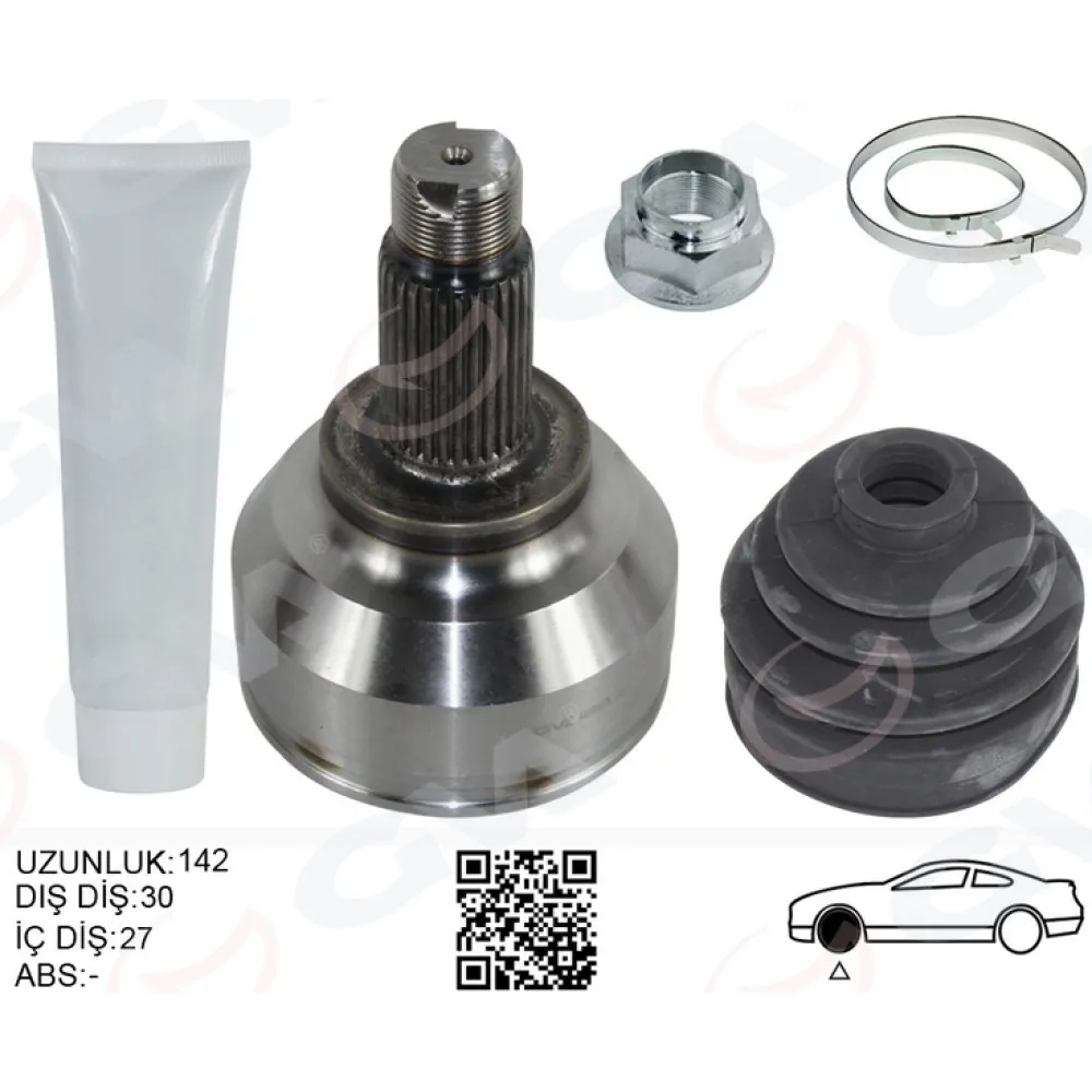 Aks Kafasi Diş Sağ/sol Bmw E46 Xd Xi 142Mm