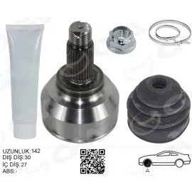 Aks Kafasi Diş Sağ/sol Bmw E46 Xd Xi 142Mm