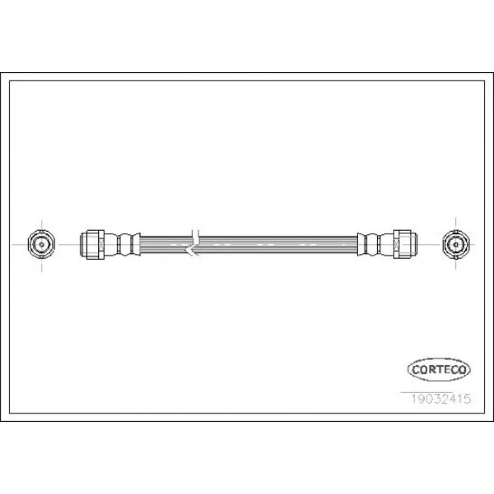 Fren Hortumu Arka Mercedes W168 W414