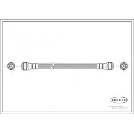 FREN HORTUMU ARKA MERCEDES W168 W414