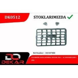 Kalorifer Havalandirma Difizor Yan L Uno