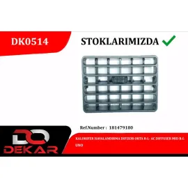 KALORIFER HAVALANDIRMA DIFIZOR ORTA R-L UNO