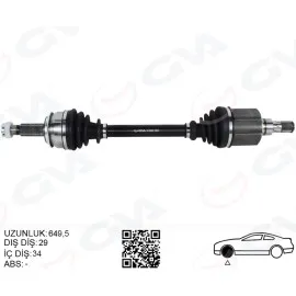 Ön Aks Sol Renault Kadjar 1.5 Dci A-T 15-