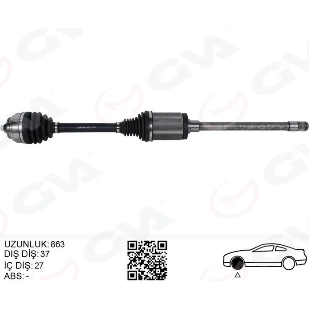 KOMPLE AKS ÖN SAĞ BMW F10 F12 F13 F06 xDrıve 863MM