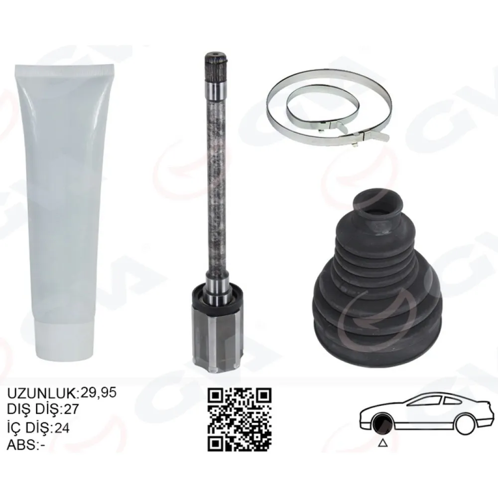 Aks Mili Ön İç Sağ Bmw F10 F12 F13 F06 Xdrıve Sanziman Tarafi Uzunluk- 485Mm