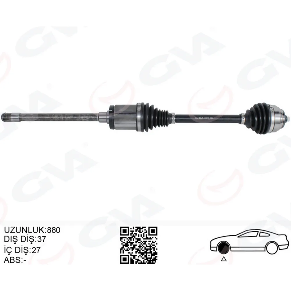 KOMPLE AKS ÖN SAĞ BMW X3 F25 X4 F26 880MM