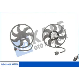 FAN MOTORU DAVLUMBAZLI SOL VW MULTIVAN V-TRANSPORTER V 450W-420mm