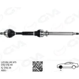 Ön Aks Komple Sag Volvo Xc60 I 10 15 D3-D4-T5-T6 Xc60 Ii 15 D4 Otomatik Şanziman 8 Vites