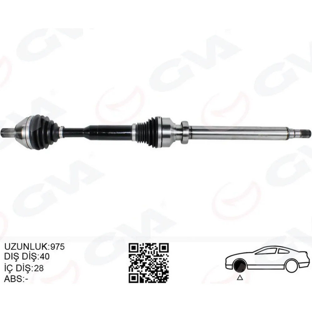 ÖN AKS KOMPLE SAG VOLVO XC60 I 10 15 D3-D4-T5-T6 XC60 II 15 D4 OTOMATİK ŞANZIMAN 8 VİTES