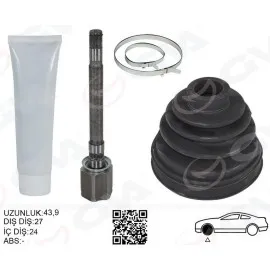 AKS MILI ÖN SAĞ DISCOVERY 3 L319 DISCOVERY 4 L319 R.R SPORT I L320 455MM