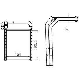 KALORİFER BRAZİNG RADYATOR 154X204X26 ACCENT BLUE 12 GENİŞ TİP