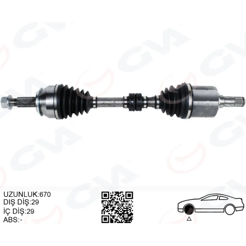 Komple Aks Sol Nissan Qashqai 1.6 Dci Otomatik J11