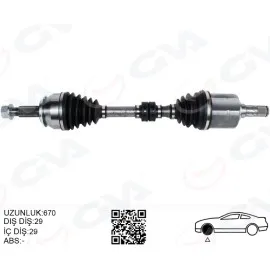 Komple Aks Sol Nissan Qashqai 1.6 Dci Otomatik J11