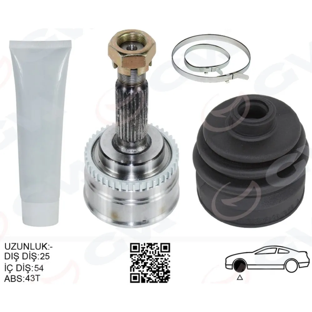 Ön Aks Kafasi Diş Sağ-Sol Volvo S40 -V40 1.8 99 04