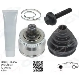 Diş Aks Kafasi Vw Passat 97-05 Audi A4 95-01