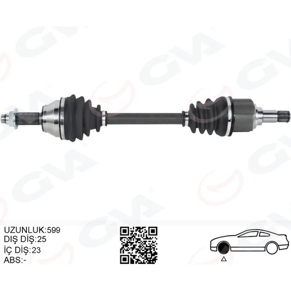 ÖN KOMPLE AKS SOL FORD ESCORT V / VI 1.6 HCS / 1.8 16V / 1.8D 90 95