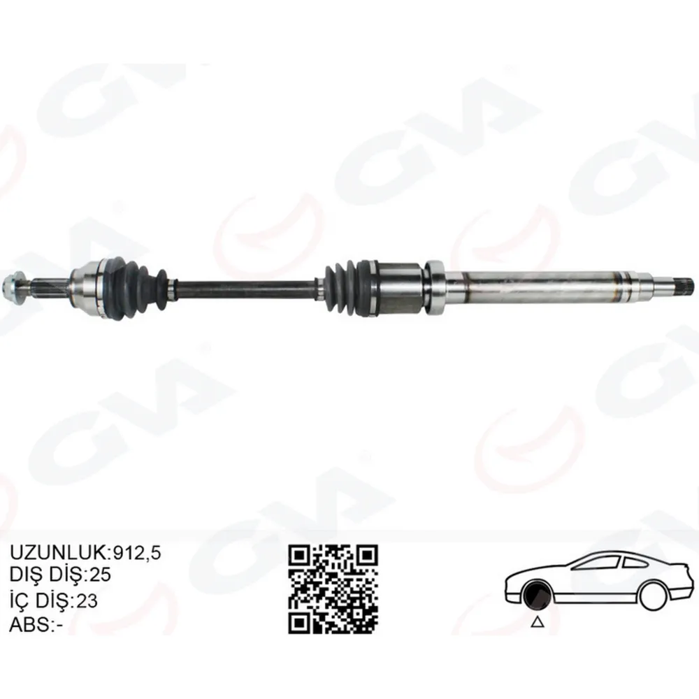 ÖN AKS KOMPLE SAĞ FORD COURIER 1.5 1.6 TCDI 14 17