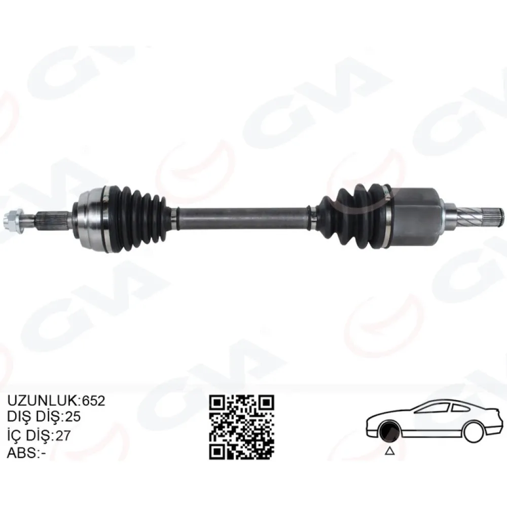 On Aks Sol Komple Dacia Duster 10 1.5 Dci 4X4 6 Ileri