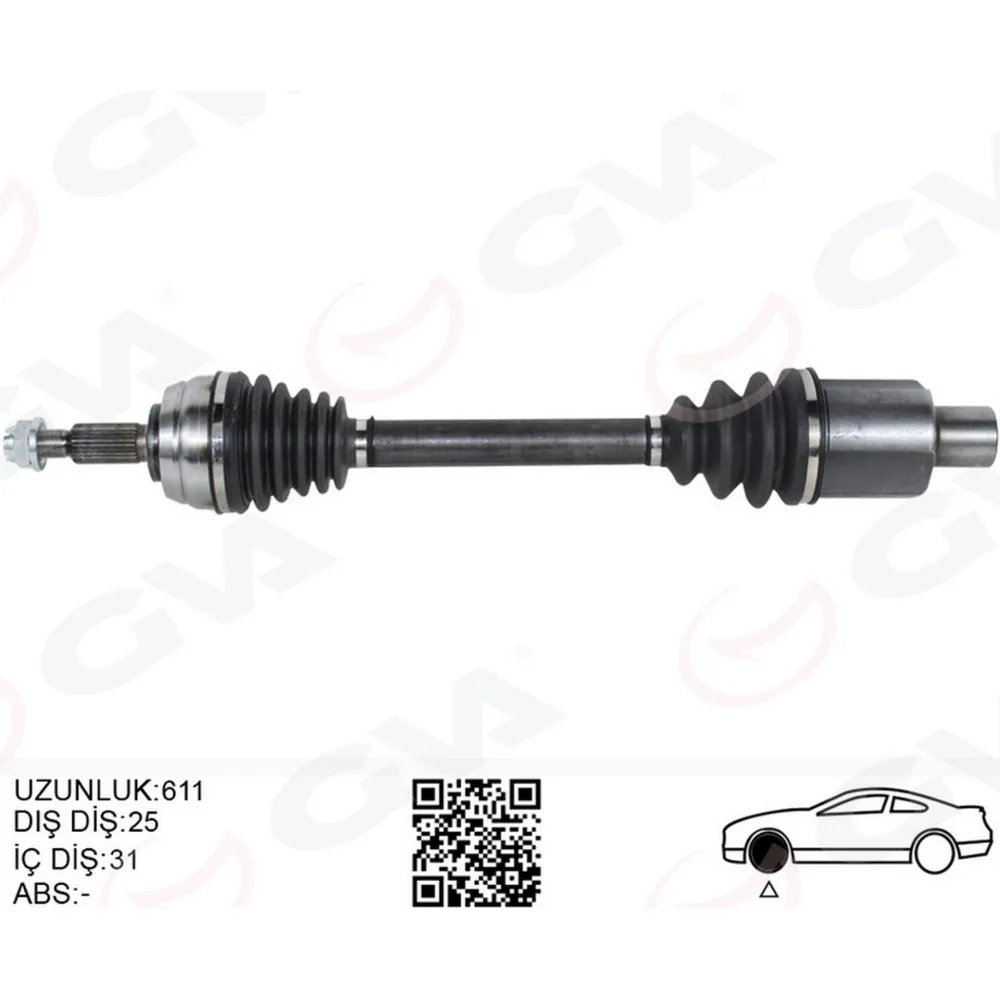 ON AKS SAG KOMPLE DACIA DUSTER 10 4X4 6İLERİ