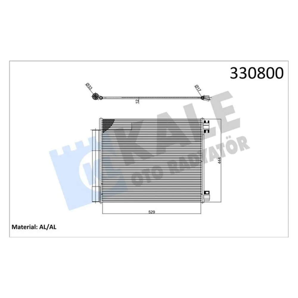 Klima Radyatörü Kondenseri Renault Megane Iv 15 Talisman 15 Grand Sc Nic Iv 16 1.2Tce 1.3 Tce 1.5Dci 1.6Sce 1.6Dci Ac Mek. Atom. Al Brz