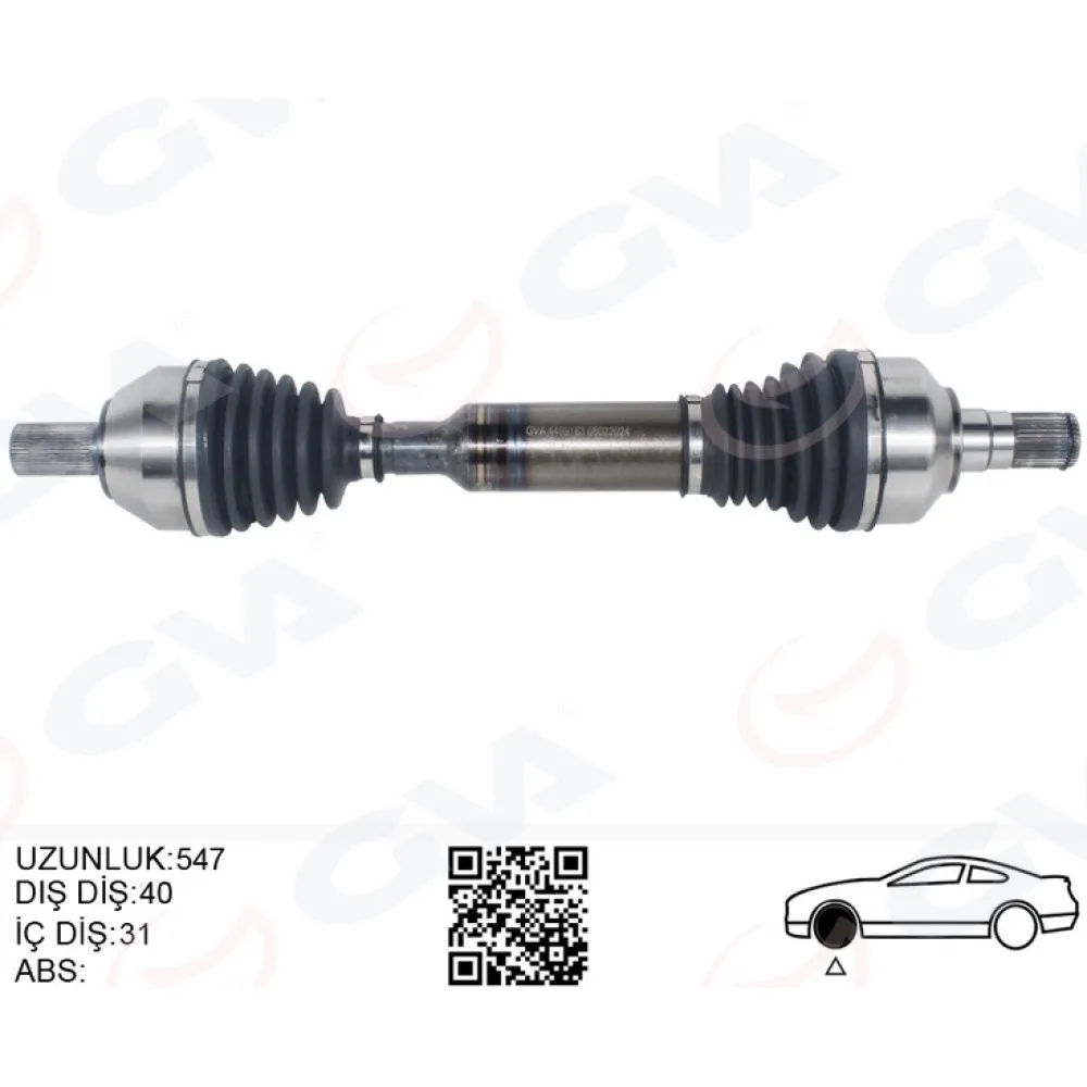 Ön Aks Komple Sol Volvo Xc60 2.4 D 08 16 Xc60 I 2.0 T Otom 09 12 Xc60 I 3.2 Awd 10 15 Xc60 I D3 D4 10 14 Xc60 I T6 Awd 10 17 4 4
