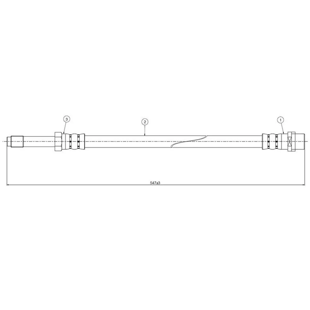 FREN HORTUMU ON MERCEDES SPRINTER B903 B904 95 06
