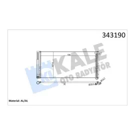 Klima Kondenseri Porsche Panamera Al-Al