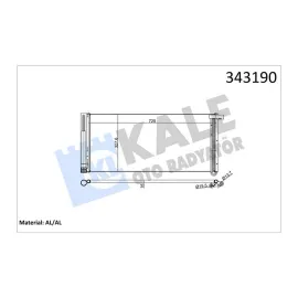 KLİMA KONDENSERİ PORSCHE PANAMERA AL-AL