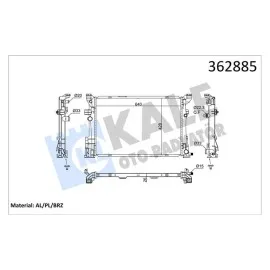 Motor Su Radyatoru Mercedes W176 W246 C117 X117 X156