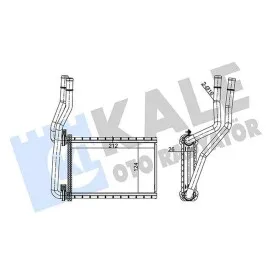 KALORİFER RADYATÖRÜ SUZUKI SX4 1.6L M16A RW415 05- 1.6L D16AA AKK416D 14- / SWIFT 1.3L 1.5L M13A M 15A RS413 RS415 MACAR 05- 1.2L K12B AZG412 12- / FIAT SEDICI 06- - ALEMİNYUM