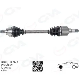 Ön Aks Komple Sol Focus Ii 1.6- 1.8 Ti 04 11 C Max 1.6 1.8 Ti 05 11 Benzinli Volvo S40 Ii 1.6 05 12 V50 1.6 05 12