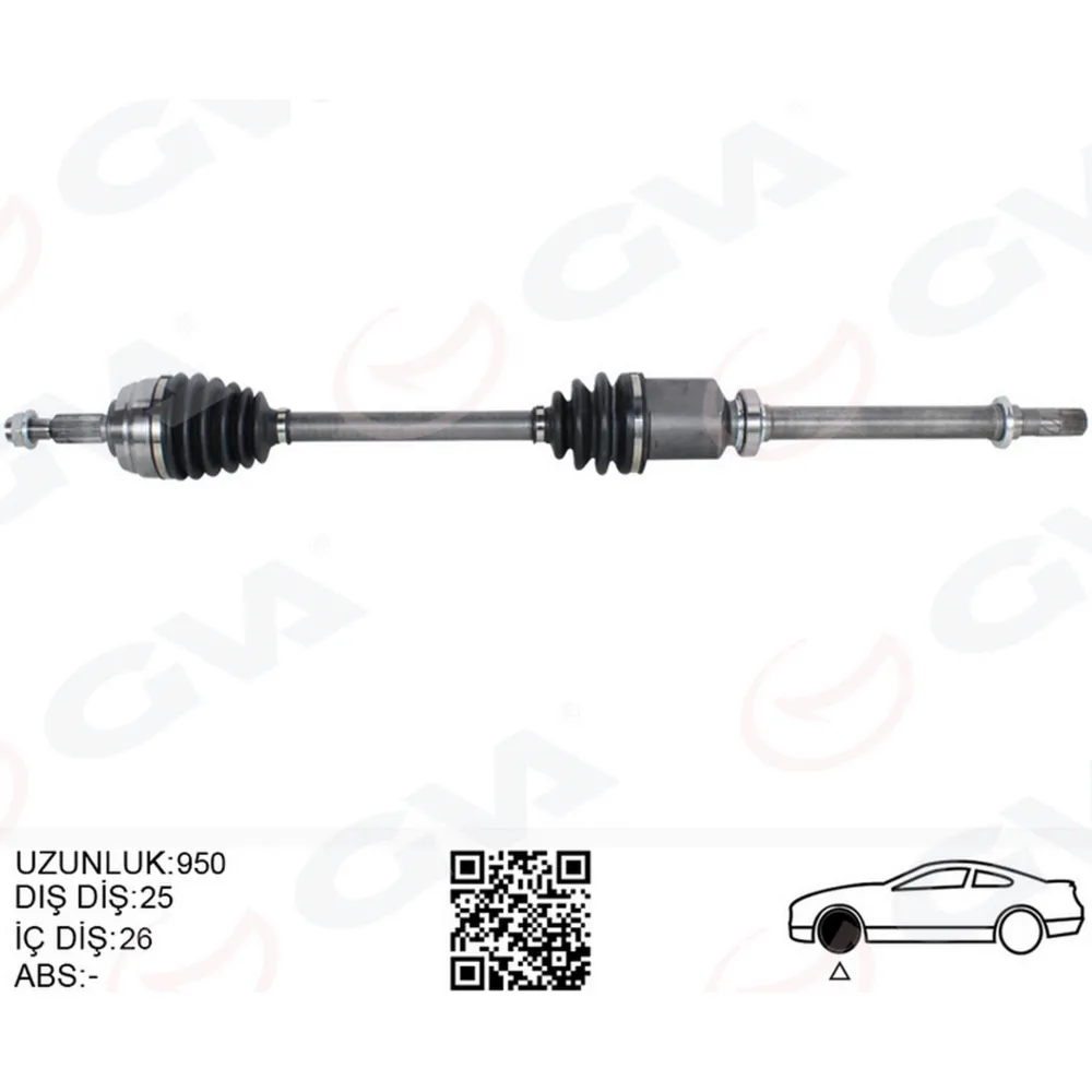 KOMPLE AKS SAĞ DUSTER 10- 1.5 DCI 1.6 16V 5 İLERİ 6 İLERİ