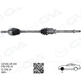 KOMPLE AKS SAĞ DUSTER 10- 1.5 DCI 1.6 16V 5 İLERİ 6 İLERİ