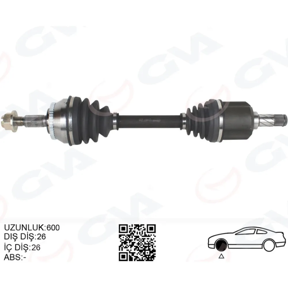 Komple Aks Sol V40 I 2.0 T 00 03 S40 I 2.0 T 97 03 Otomatik Şanziman