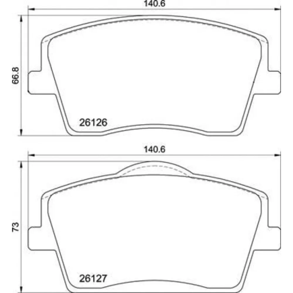 Ön Balata Volvo Xc40 1.5T3 2.0D3 D4 T2 T4 T5 Hybird 2017 17 Jant
