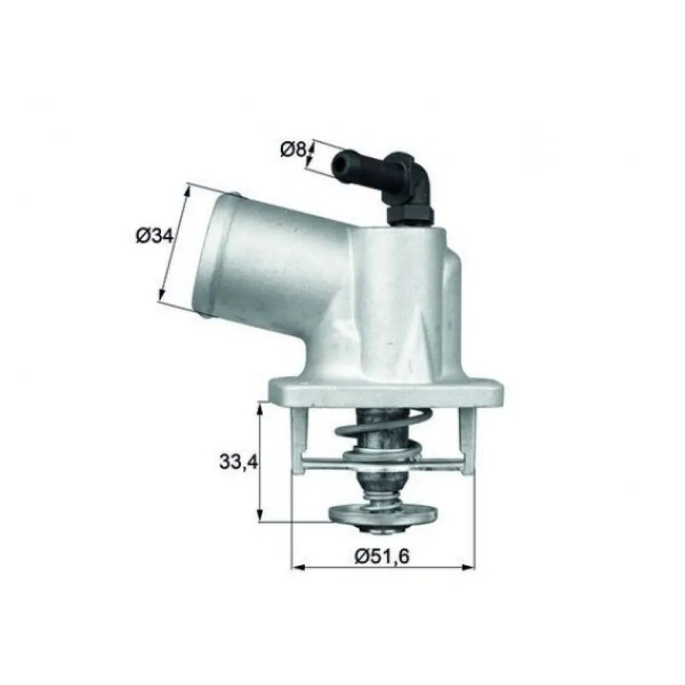 Termostat Komple Astra G-Corsa C-Vectra B-C-Meriva-Zafira-1.4-1.6-1.4 16V-1.6 16V 92C