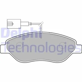 Ön Fren Balatasi Fişli Fiat Bravo Ii 08 14 Egea Hb 15 Alfa Romeo Mito 08 15 Lancia Delta Iii 08 14 1.3D Mtj 1.4Tb 1.6D Mtj 1.9D Mtj 2.0D Mtj Büyük Tip