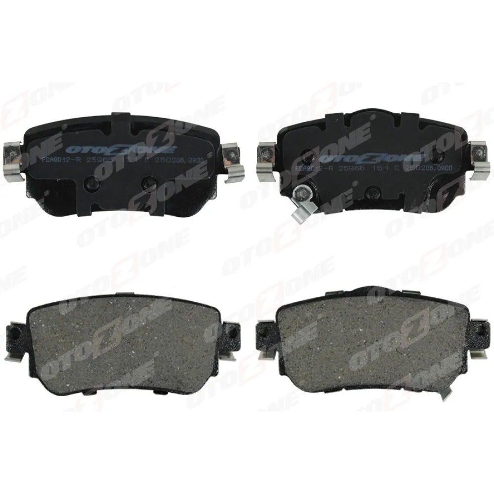 Arka Fren Balata Renault Kadjar 15 Koleos Ii 18 / Nissan Qashqai 1.6L Dci R9M Dizel 11- / X-Trail 1.6L Dci T32 12-